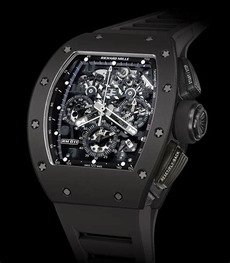 RM 011 Flyback Chronograph Black Phantom